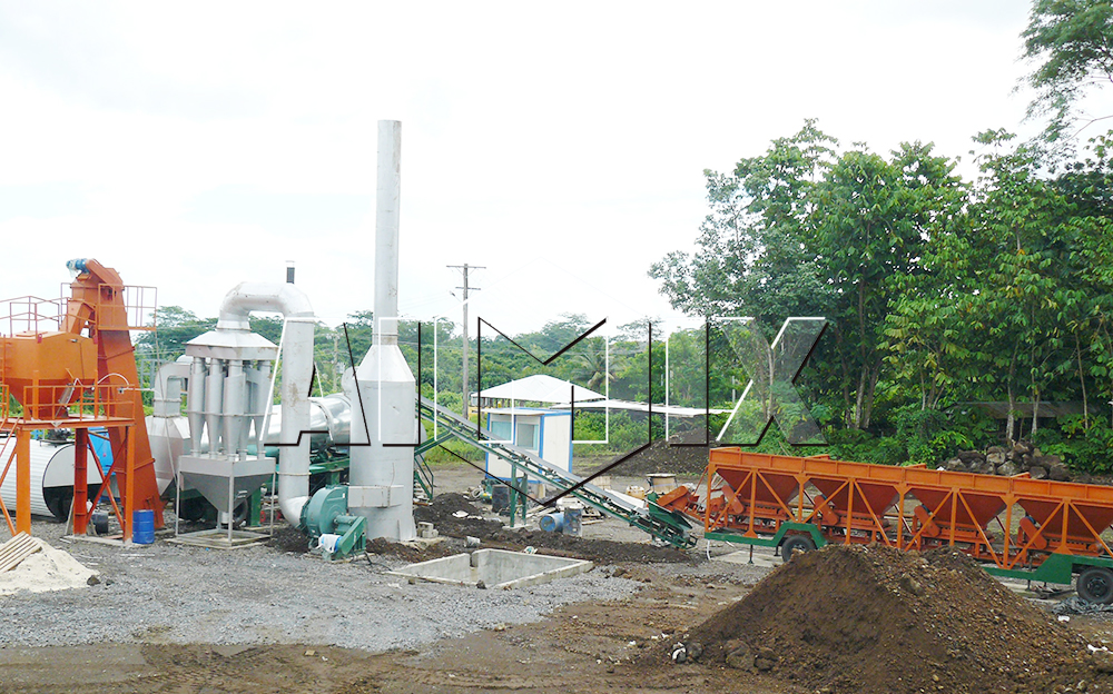 small asphalt mixing plant