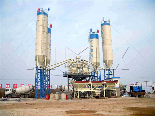 Stationary Concrete Batching Plant For Sale in China