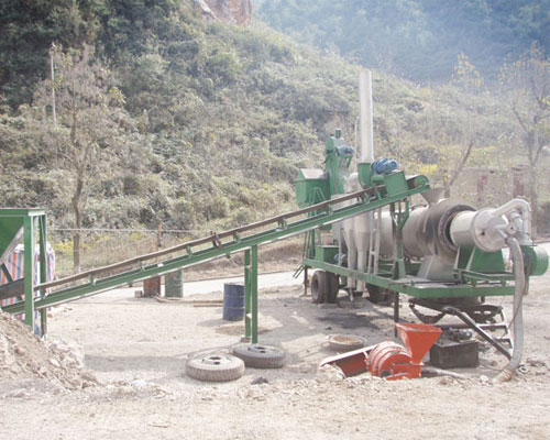 Aimix mobile asphalt mixing plant