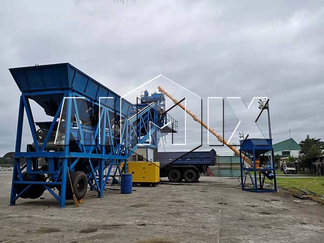 Mobile Concrete Batching Plant