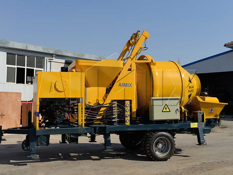 diesel concrete mixer pump