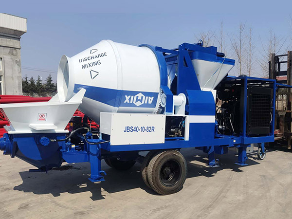 concrete mixer with pump for sale