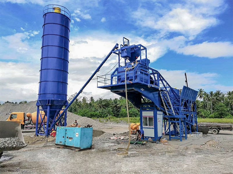 mobile concrete mixing plants