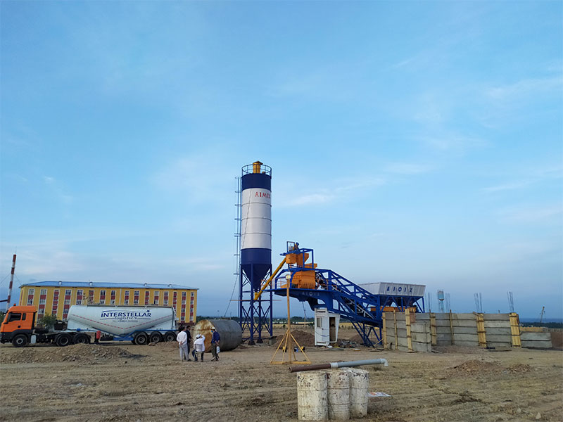 jual mobile batching plant equipment