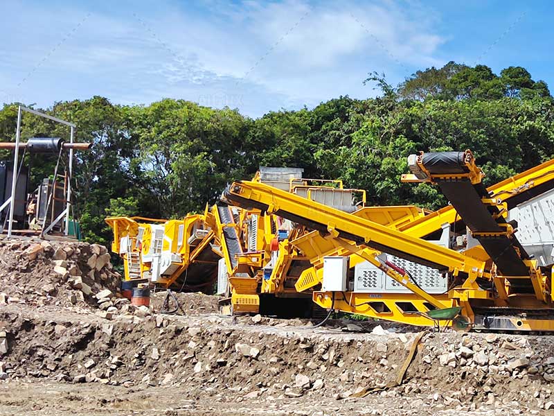 150TPH Mobile tipe crusher plant for crushing cobblestone