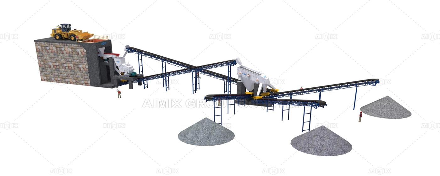 50TPH mpact crusher plant