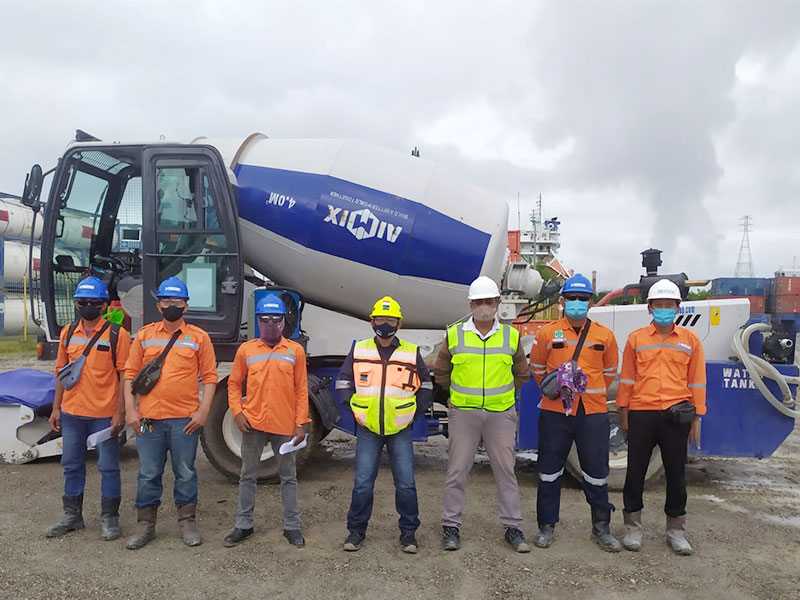 good quality of aimix self concrete mixer