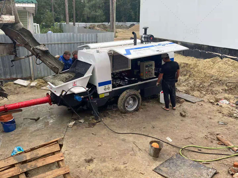 Trailer Concrete Pump
