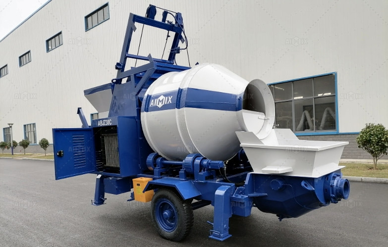 Mixer Type Concrete Pump