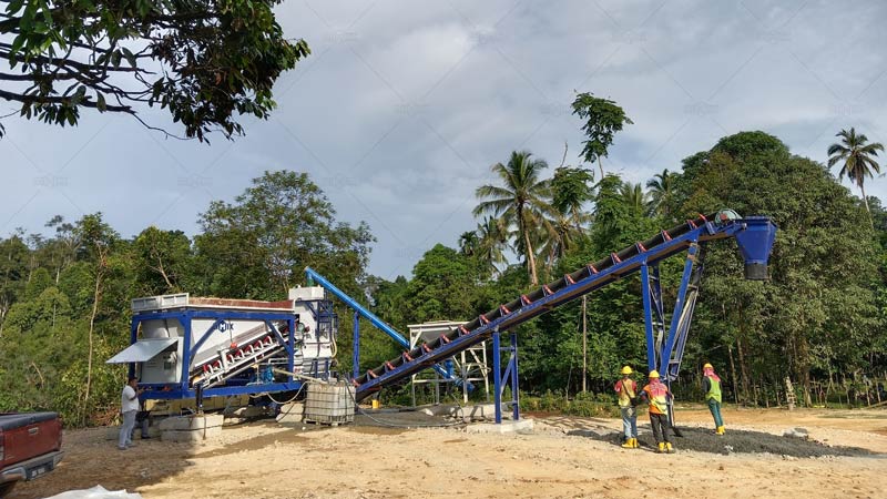 Wet Mix Mobile Concrete Plant