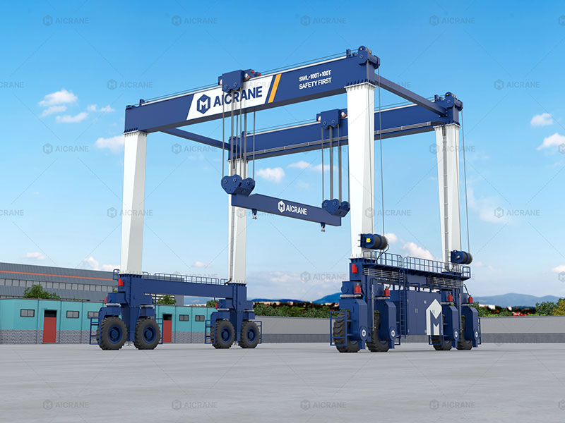 hydraulic rubber tyred gantry crane